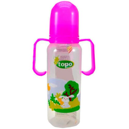 Пляшечка для годування Topo Buono з ручками + силіконова соска, 250 мл (T003) в місті Одеса : ціни, характеристика.  - фото №1 Пляшечка для годування Topo Buono з ручками + силіконова соска, 250 мл (T003) в місті Одеса : ціни, характеристика.