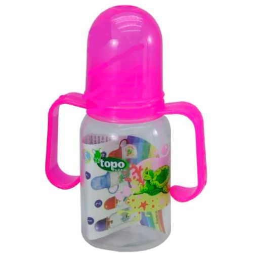 Пляшечка для годування Topo Buono з ручками + силіконова соска, 150 мл (T004) в місті Одеса : ціни, характеристика.  - фото №1 Пляшечка для годування Topo Buono з ручками + силіконова соска, 150 мл (T004) в місті Одеса : ціни, характеристика.