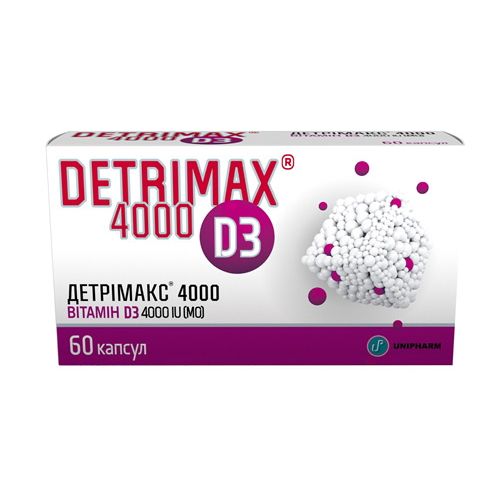 Детрімакс 4000 капсули №60 ціна - фото №1 Детрімакс 4000 капсули №60 ціна