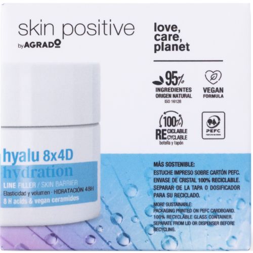 Крем Agrado (Аградо) для обличчя 8 гіалуронових кислот та 4 веганських церамідів з антивіковим ефектом 50 мл в місті Чернівці : ціни, характеристика. - фото №1 Крем Agrado (Аградо) для обличчя 8 гіалуронових кислот та 4 веганських церамідів з антивіковим ефектом 50 мл в місті Чернівці : ціни, характеристика.