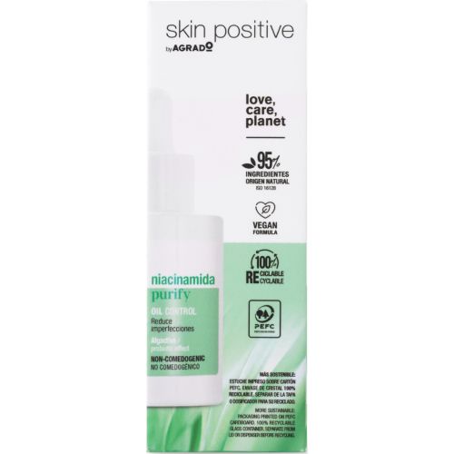 Сироватка Agrado (Аградо) для обличчя з ніацинамідом очищуюча для жирної шкіри 30 мл в місті Чернівці : ціни, характеристика. - фото №1 Сироватка Agrado (Аградо) для обличчя з ніацинамідом очищуюча для жирної шкіри 30 мл в місті Чернівці : ціни, характеристика.