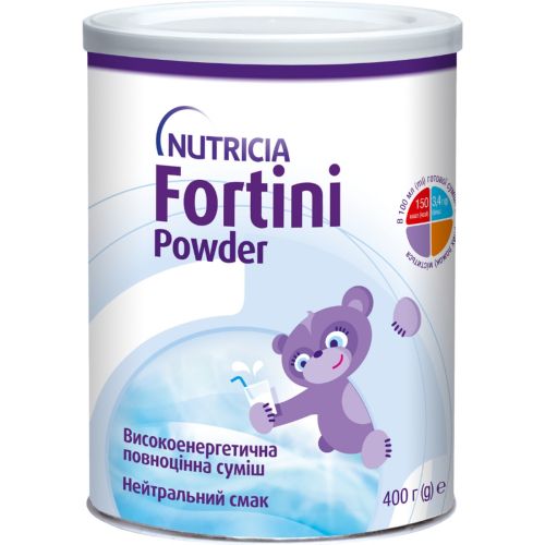 Энтеральное питание Nutricia Fortini (Фортини) Powder с пищевыми волокнами от 1 года с нейтральным вкусом, 400 г в городе Вышгород : цены, характеристики.  - фото №1 Энтеральное питание Nutricia Fortini (Фортини) Powder с пищевыми волокнами от 1 года с нейтральным вкусом, 400 г в городе Вышгород : цены, характеристики.