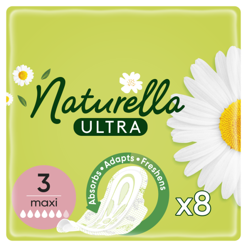 Прокладки Naturella Camomile Ultra Maxi №8 купить - фото №1 Прокладки Naturella Camomile Ultra Maxi №8 купить