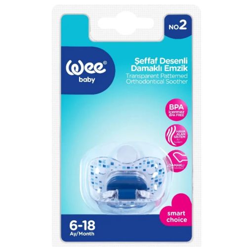 Пустушка Wee Baby (Ві Бейбі) прозора ортодонтична з малюнком № 2 (колір в асортименті) в місті Одеса : ціни, характеристика.  - фото №1 Пустушка Wee Baby (Ві Бейбі) прозора ортодонтична з малюнком № 2 (колір в асортименті) в місті Одеса : ціни, характеристика.