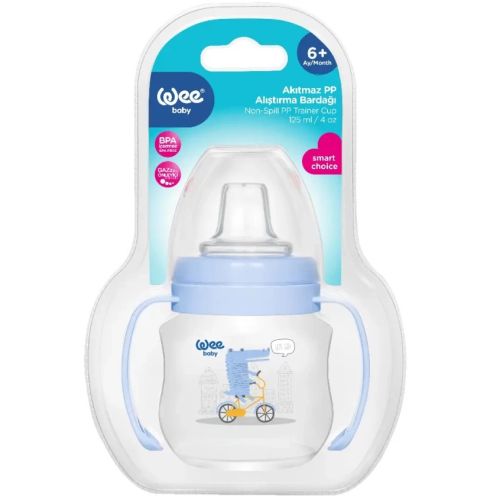 Поильник-непроливайка Wee Baby (Ви Бэйби) с ручками и мягким носиком 125 мл (цвет в ассортименте) в городе Львов : цены, характеристики.  - фото №1 Поильник-непроливайка Wee Baby (Ви Бэйби) с ручками и мягким носиком 125 мл (цвет в ассортименте) в городе Львов : цены, характеристики.