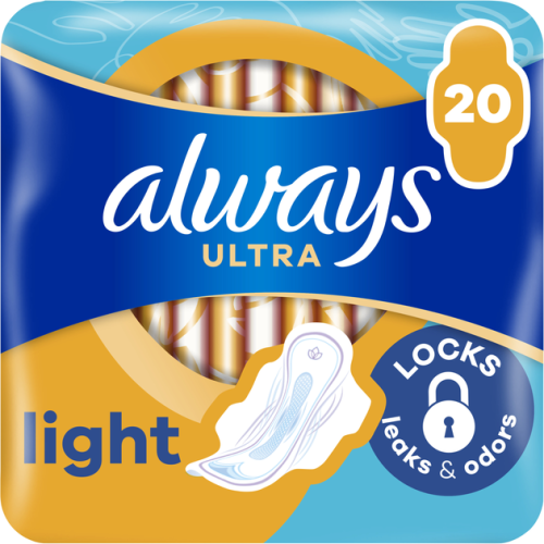 Прокладки гігієнічні Always Ultra Light №20 ADD - фото №1 Прокладки гігієнічні Always Ultra Light №20 ADD