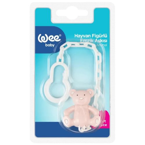 Цепочка - держатель Wee Baby (Ви Бэйби) для пустышки с игрушкой (цвет в ассортименте) в Киеве : цены, характеристики.  - фото №1 Цепочка - держатель Wee Baby (Ви Бэйби) для пустышки с игрушкой (цвет в ассортименте) в Киеве : цены, характеристики.