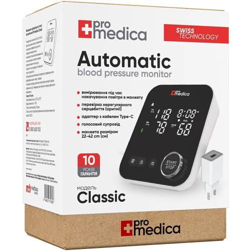 Тонометр ProMedica Classic автомат ADD - фото №1 Тонометр ProMedica Classic автомат ADD