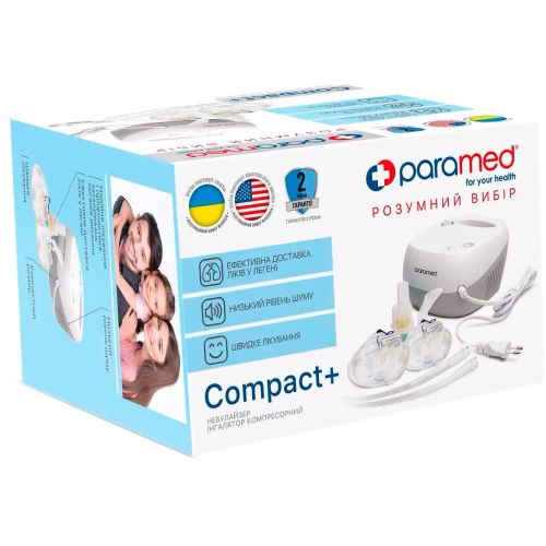 Компресорний інгалятор Paramed Compact Plus в місті Канів : ціни, характеристика.  - фото №1 Компресорний інгалятор Paramed Compact Plus в місті Канів : ціни, характеристика.