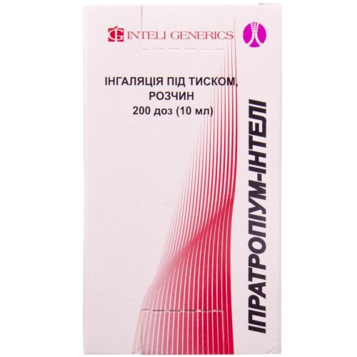 Ипратропиум-Интели 10 мл раствор 200 доз в городе Кривой Рог : цены, характеристики.  - фото №1 Ипратропиум-Интели 10 мл раствор 200 доз в городе Кривой Рог : цены, характеристики.