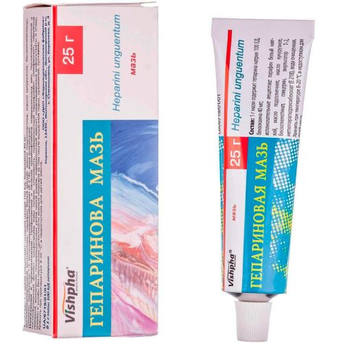 Гепаринова мазь туба 25 г  в місті Чернігів : ціни, характеристика.  - фото №1 Гепаринова мазь туба 25 г  в місті Чернігів : ціни, характеристика.