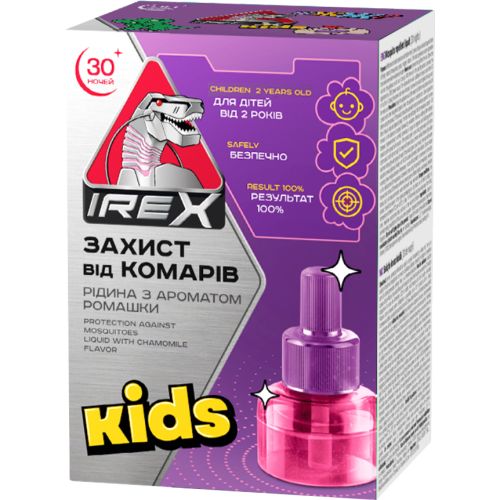 Рідина iRex Kids від комарів 30 ночей 20 мл в місті Хмельницький : ціни, характеристика.  - фото №1 Рідина iRex Kids від комарів 30 ночей 20 мл в місті Хмельницький : ціни, характеристика.