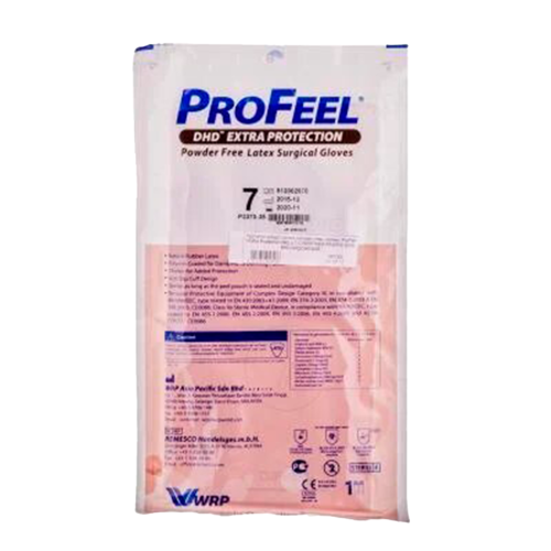 Рукавички Profeel Sintehetic хірургічні стерильні неприпудрені р.7 в місті Канів : ціни, характеристика.  - фото №1 Рукавички Profeel Sintehetic хірургічні стерильні неприпудрені р.7 в місті Канів : ціни, характеристика.