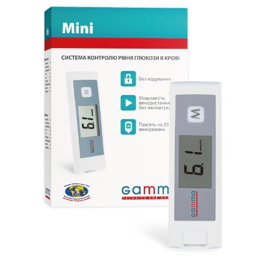 Глюкометр Gamma Mini в Киеве : цены, характеристики.  - фото №1 Глюкометр Gamma Mini в Киеве : цены, характеристики.