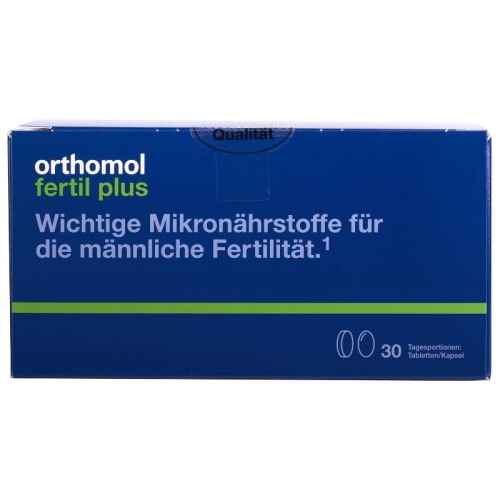 Orthomol (Ортомол) fertil plus (для чоловіків) 30 днів капсули №30 замовити - фото №1 Orthomol (Ортомол) fertil plus (для чоловіків) 30 днів капсули №30 замовити