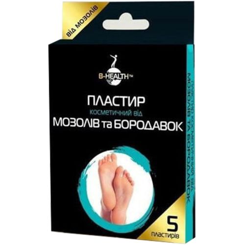 Пластырь мозольный B-Health (Би-Хелс) Плюс от мозолей и бородавок, 6 см х 10 см №5 в городе Софиевка : цены, характеристики.  - фото №1 Пластырь мозольный B-Health (Би-Хелс) Плюс от мозолей и бородавок, 6 см х 10 см №5 в городе Софиевка : цены, характеристики.