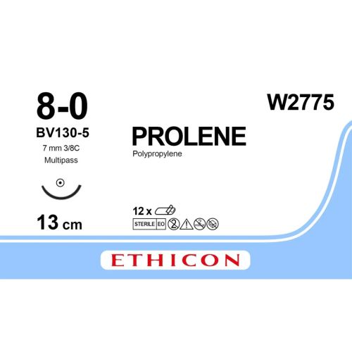 Шовний матеріал хірургічний Prolene р. USP 8/0 нерозсмоктуючий довжина 13 см, голка колюча 6,5 мм, 3/8 кола BV130 W2775 в місті Канів : ціни, характеристика.  - фото №1 Шовний матеріал хірургічний Prolene р. USP 8/0 нерозсмоктуючий довжина 13 см, голка колюча 6,5 мм, 3/8 кола BV130 W2775 в місті Канів : ціни, характеристика.