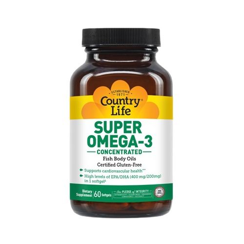 Country Life (Кантрі Лайф) Super Omega-3 концентрований риб'ячий жир капсули №60 в місті Софіївка : ціни, характеристика.  - фото №1 Country Life (Кантрі Лайф) Super Omega-3 концентрований риб'ячий жир капсули №60 в місті Софіївка : ціни, характеристика.