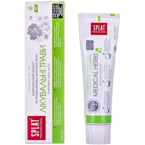 Зубна паста Splat Professional Лікувальні трави 100 мл в місті Глобине : ціни, характеристика.  - фото №1 Зубна паста Splat Professional Лікувальні трави 100 мл в місті Глобине : ціни, характеристика.