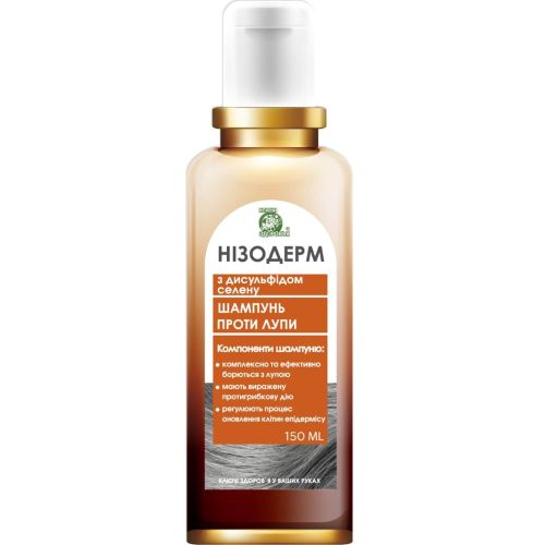 Шампунь Низодерм с дисульфидом селена от перхоти 150 мл в городе Вышгород : цены, характеристики.  - фото №1 Шампунь Низодерм с дисульфидом селена от перхоти 150 мл в городе Вышгород : цены, характеристики.