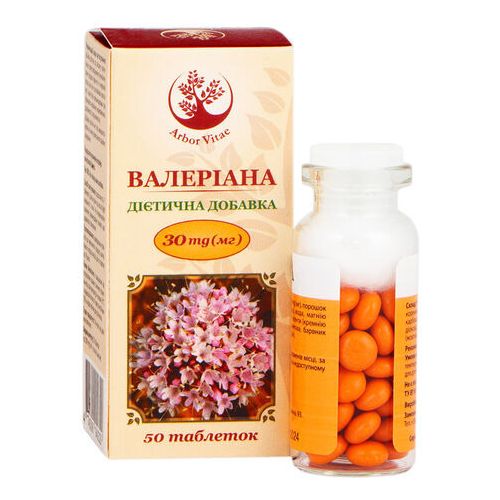 Валеріана 30 мг таблетки №50 в місті Софіївка : ціни, характеристика.  - фото №1 Валеріана 30 мг таблетки №50 в місті Софіївка : ціни, характеристика.