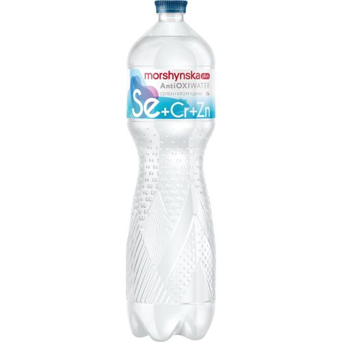 Вода минеральная Моршинская Плюс Антиокси селен+хром+цинк негазированная 1,5 л в городе Рахов : цены, характеристики.  - фото №1 Вода минеральная Моршинская Плюс Антиокси селен+хром+цинк негазированная 1,5 л в городе Рахов : цены, характеристики.