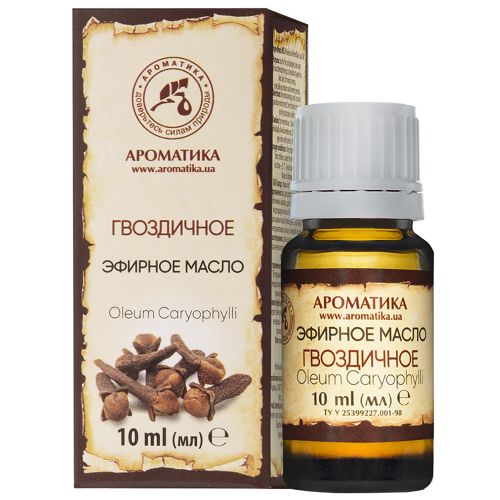 Масло эфирное гвоздичное 10 мл в городе Глобино : цены, характеристики.  - фото №1 Масло эфирное гвоздичное 10 мл в городе Глобино : цены, характеристики.