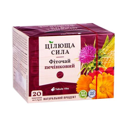 Фіточай Цілюща Сила №3 Печінковий 1,5 г, фільтр-пакет №20 в місті Бориспіль : ціни, характеристика. - фото №1 Фіточай Цілюща Сила №3 Печінковий 1,5 г, фільтр-пакет №20 в місті Бориспіль : ціни, характеристика.