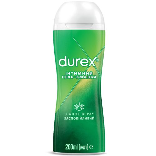 Гель-смазка Durex Play Massage 2в1 Aloe Vera с алоэ вера для массажа, 200 мл в городе Канев : цены, характеристики.  - фото №1 Гель-смазка Durex Play Massage 2в1 Aloe Vera с алоэ вера для массажа, 200 мл в городе Канев : цены, характеристики.