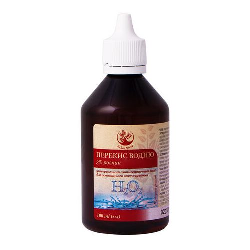 Перекис водню 3% розчин 100 мл в інтернет-аптеці - фото №1 Перекис водню 3% розчин 100 мл в інтернет-аптеці