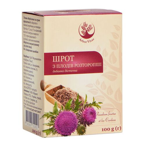 Шрот из семян расторопши 100 г в Украине - фото №1 Шрот из семян расторопши 100 г в Украине