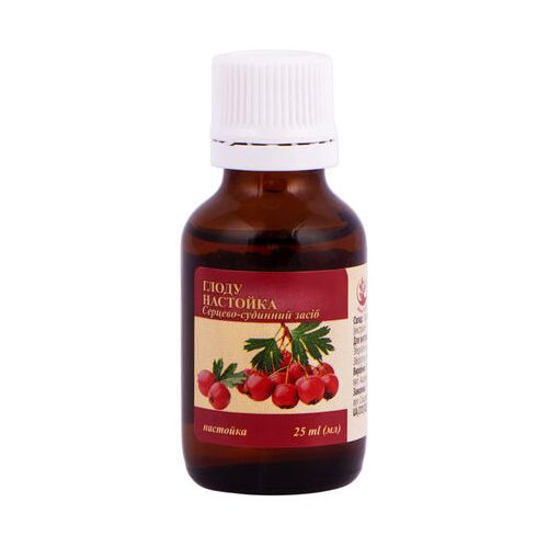 Глоду настойка флакон 25 мл в місті Вінниця : ціни, характеристика.  - фото №1 Глоду настойка флакон 25 мл в місті Вінниця : ціни, характеристика.