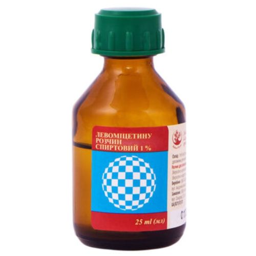 Левоміцетину розчин спиртовий 1% для зовнішнього застосування 25 мл в місті Хмельницький : ціни, характеристика.  - фото №1 Левоміцетину розчин спиртовий 1% для зовнішнього застосування 25 мл в місті Хмельницький : ціни, характеристика.