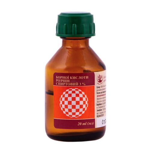 Борна кислота 3% розчин 20 мл в місті Глобине : ціни, характеристика.  - фото №1 Борна кислота 3% розчин 20 мл в місті Глобине : ціни, характеристика.