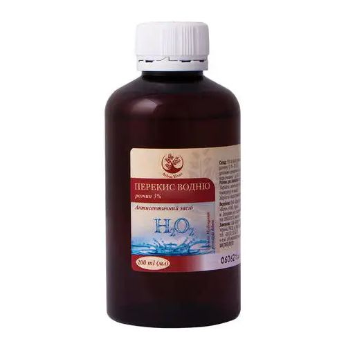 Перекис водню 3% розчин 200 мл в Дніпрі : ціни, характеристика.  - фото №1 Перекис водню 3% розчин 200 мл в Дніпрі : ціни, характеристика.