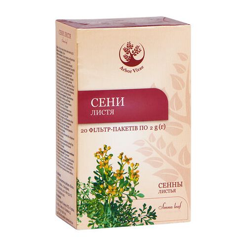 Сени листя по 1,5 г фільтр-пакетів №20 в місті Вінниця : ціни, характеристика.  - фото №1 Сени листя по 1,5 г фільтр-пакетів №20 в місті Вінниця : ціни, характеристика.