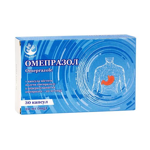Омепразол 20 мг капсулы №30 в городе Софиевка : цены, характеристики.  - фото №1 Омепразол 20 мг капсулы №30 в городе Софиевка : цены, характеристики.