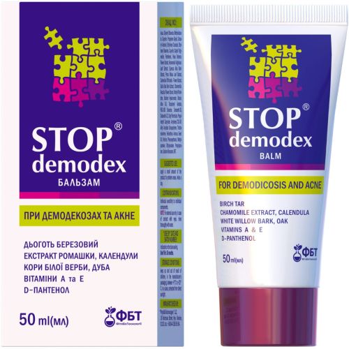 Бальзам Stop Demodex (Стоп Демодекс) лікувально-профілактичний 50 мл в місті Ладижин : ціни, характеристика. - фото №1 Бальзам Stop Demodex (Стоп Демодекс) лікувально-профілактичний 50 мл в місті Ладижин : ціни, характеристика.