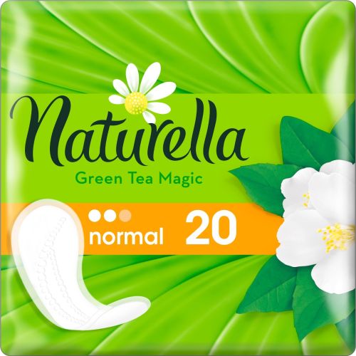Прокладки ежедневные Naturella Camomile Green Tea Magic Normal №20 в городе Вышгород : цены, характеристики.  - фото №1 Прокладки ежедневные Naturella Camomile Green Tea Magic Normal №20 в городе Вышгород : цены, характеристики.