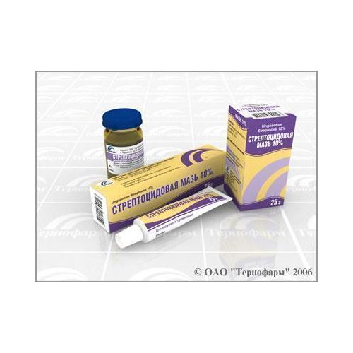 Стрептоциду 10% мазь 25 г в місті Сокільники : ціни, характеристика. - фото №1 Стрептоциду 10% мазь 25 г в місті Сокільники : ціни, характеристика.