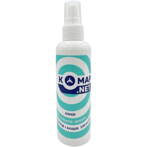 Аэрозоль Комар NET против комаров, мошек, москитов, клещей 100 мл в городе Полтава : цены, характеристики. - фото №1 Аэрозоль Комар NET против комаров, мошек, москитов, клещей 100 мл в городе Полтава : цены, характеристики.