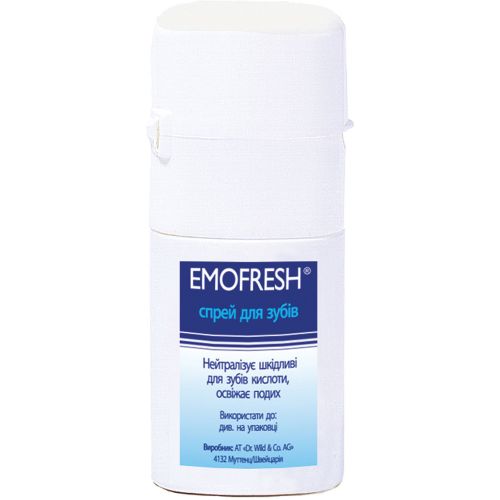 Дентальный спрей Emofresh, 15 мл купить - фото №1 Дентальный спрей Emofresh, 15 мл купить