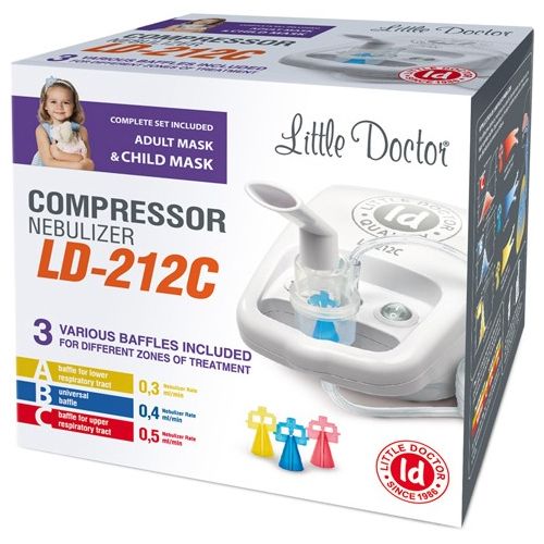 Інгалятор компресорний Little Doctor (Літл Доктор) LD-212C білий в місті Канів : ціни, характеристика.  - фото №1 Інгалятор компресорний Little Doctor (Літл Доктор) LD-212C білий в місті Канів : ціни, характеристика.