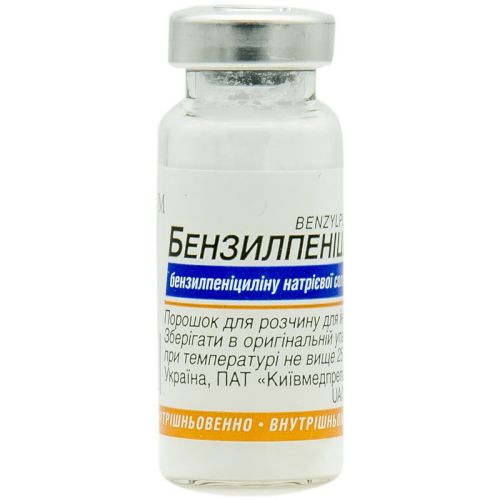 Бензилпенициллин порошок для раствора для инъекций 500000 МЕ в городе Софиевка : цены, характеристики.  - фото №1 Бензилпенициллин порошок для раствора для инъекций 500000 МЕ в городе Софиевка : цены, характеристики.