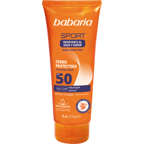 Крем Babaria (Бабария) для лица солнцезащитный Спорт SPF 50 75 мл в городе Стрый : цены, характеристики. - фото №1 Крем Babaria (Бабария) для лица солнцезащитный Спорт SPF 50 75 мл в городе Стрый : цены, характеристики.