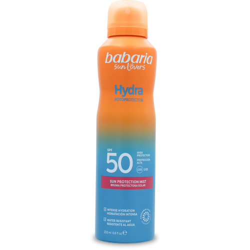 Спрей-мист Babaria (Бабария) для тела солнцезащитный увлажняющий SPF 50 200 мл в городе Стрый : цены, характеристики. - фото №1 Спрей-мист Babaria (Бабария) для тела солнцезащитный увлажняющий SPF 50 200 мл в городе Стрый : цены, характеристики.