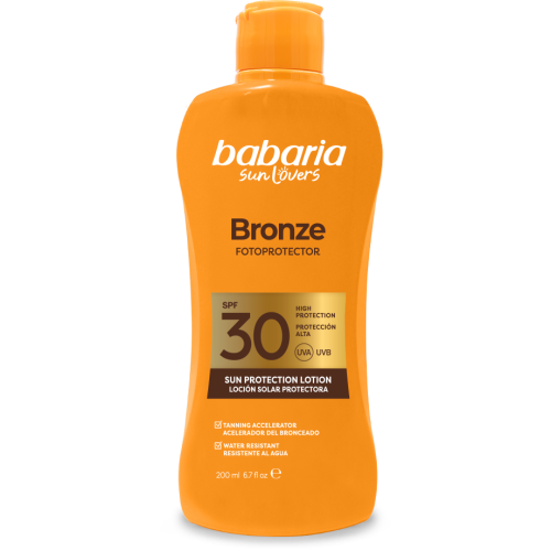 Лосьон Babaria (Бабария) для тела для загара с бронзирующим эффектом SPF 30 200 мл в місті Смоліне : ціни, характеристика. - фото №1 Лосьон Babaria (Бабария) для тела для загара с бронзирующим эффектом SPF 30 200 мл в місті Смоліне : ціни, характеристика.