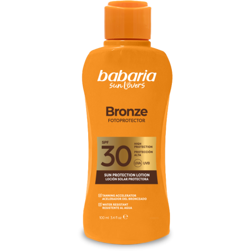 Лосьон Babaria (Бабария) для тела для загара с бронзирующим эффектом SPF 30 100 мл в городе Синельниково : цены, характеристики. - фото №1 Лосьон Babaria (Бабария) для тела для загара с бронзирующим эффектом SPF 30 100 мл в городе Синельниково : цены, характеристики.