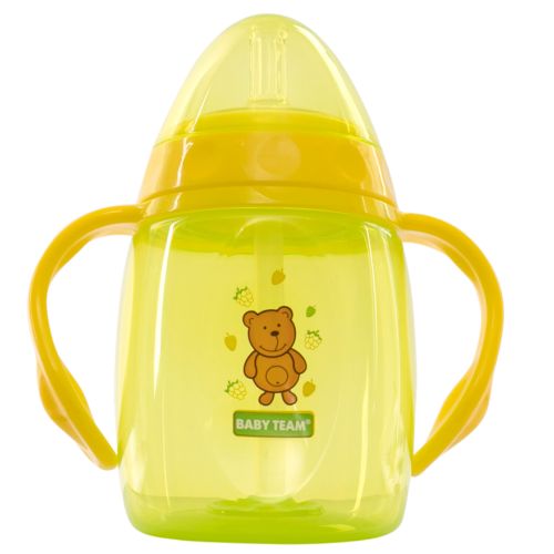 Поїльник з трубочкою та ручками Baby Team (5003) 250 мл  в місті Первомайськ : ціни, характеристика.  - фото №1 Поїльник з трубочкою та ручками Baby Team (5003) 250 мл  в місті Первомайськ : ціни, характеристика.