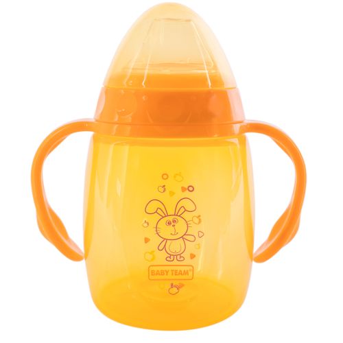 Поїльник Baby Team з силіконовим спаутом та ручками 250 мл в місті Первомайськ : ціни, характеристика.  - фото №1 Поїльник Baby Team з силіконовим спаутом та ручками 250 мл в місті Первомайськ : ціни, характеристика.